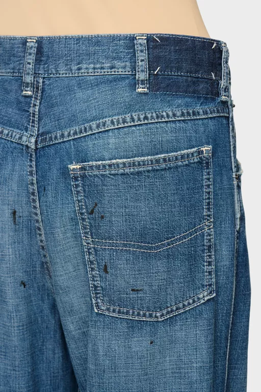 Treated Denim Jeans - Denim