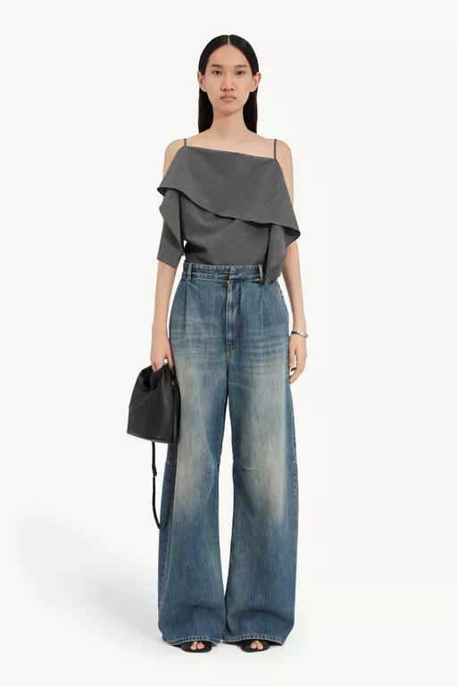 Wide-leg jeans - Denim