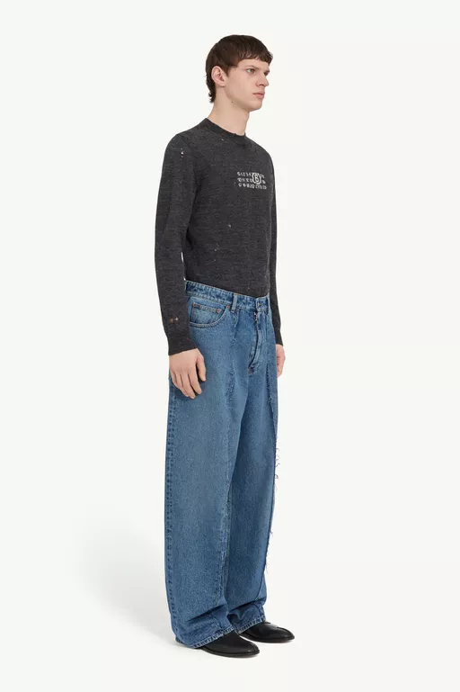 Wide-leg jeans - Denim