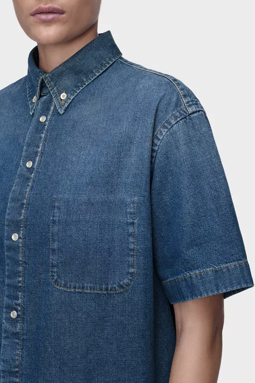 Camisa vaquera cropped - Camisas