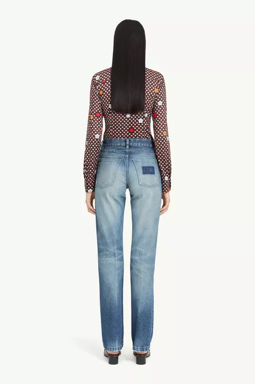Straight-Leg Jeans - Denim