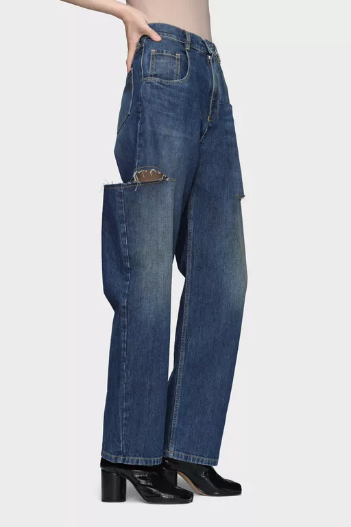 Cut-out jeans - Denim