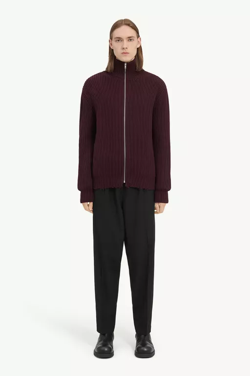Ribbed Cotton Jacket - Jackets