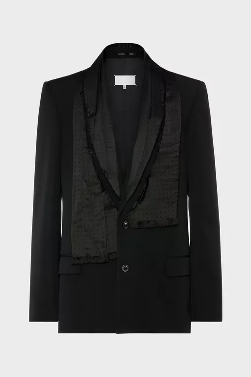 Wool Scarf Jacket - Jackets