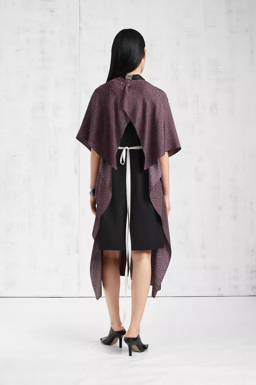 Paisley Print Shirt Dress - Midi Dress