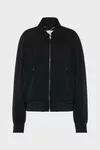 Black - Wool caban