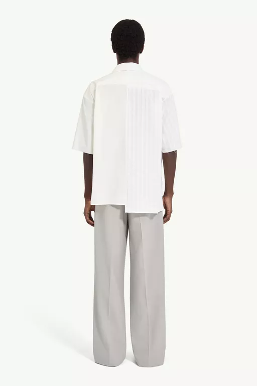 Two-tone cotton poplin shirt - Shirts