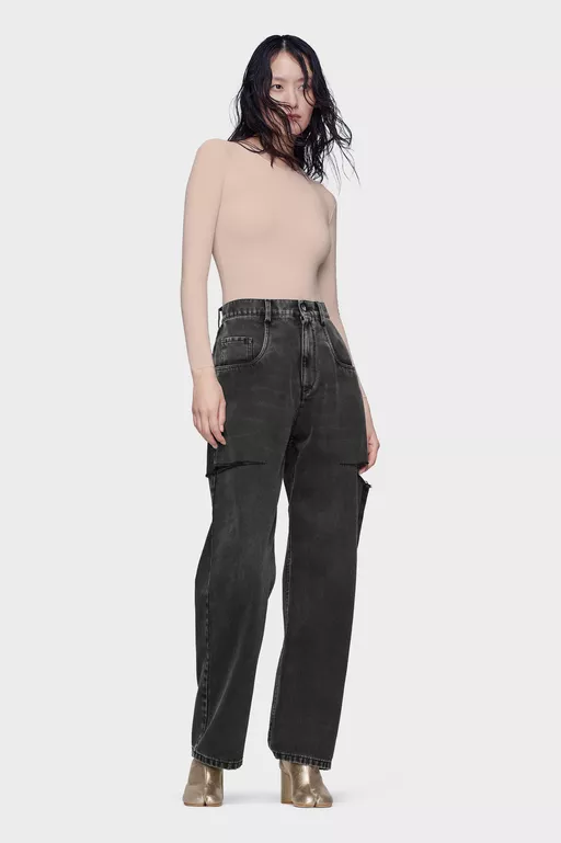 Cut-out jeans - Denim