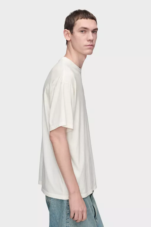 Floral MM Embroidered Cotton T-Shirt - T-shirts