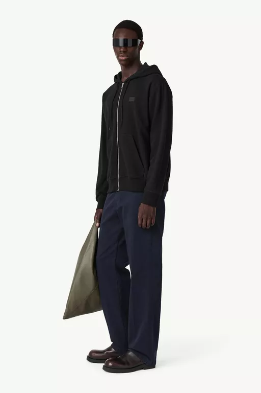 Rubber patch hooded sweatshirt - Sweatshirts