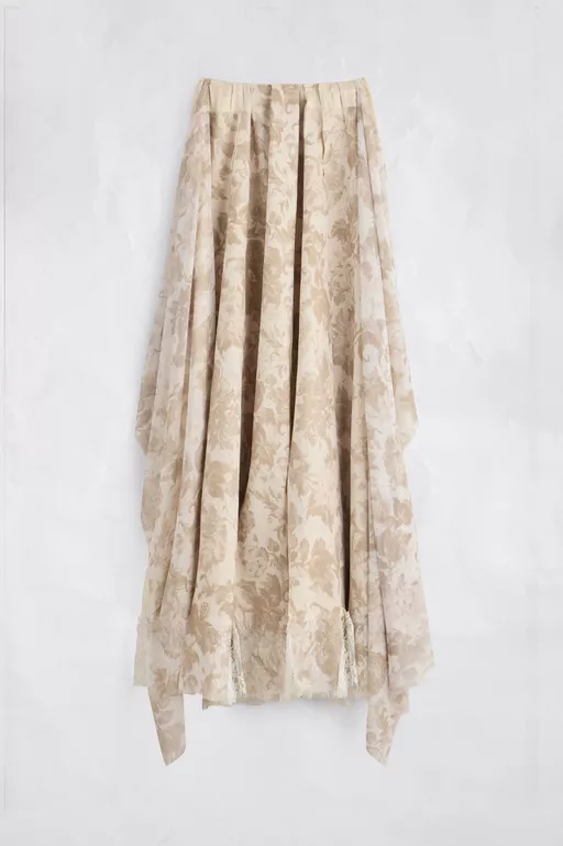 Fusion Floral Maxi Skirt