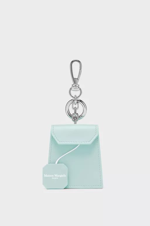 Leather tea bag charm - Small Leather Goods