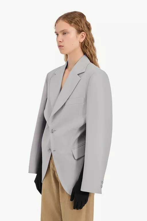 Wool-blend blazer with gloves - Jackets