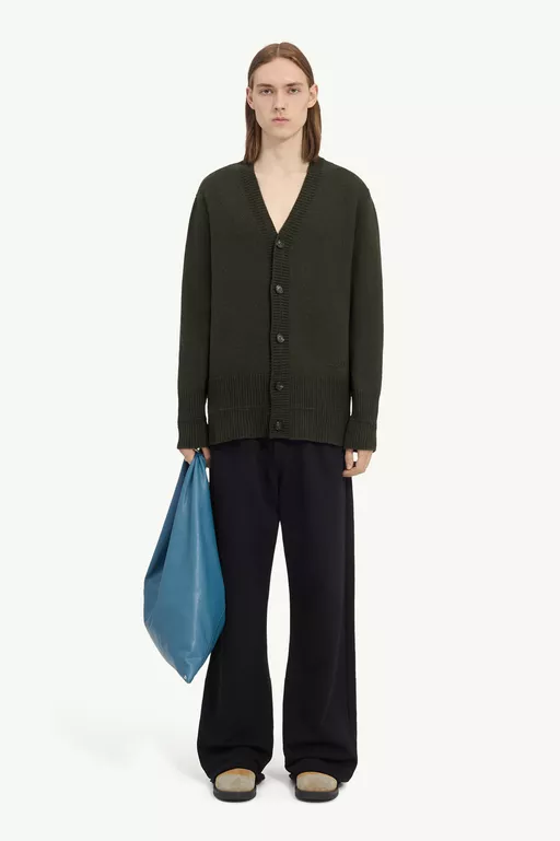 Wool V-neck cardigan - Cardigan