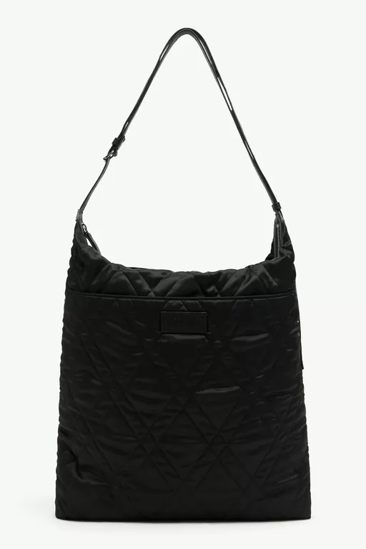 Quilted nylon helmet bag
