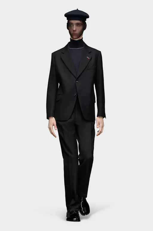 Herringbone wool jacket - Jackets