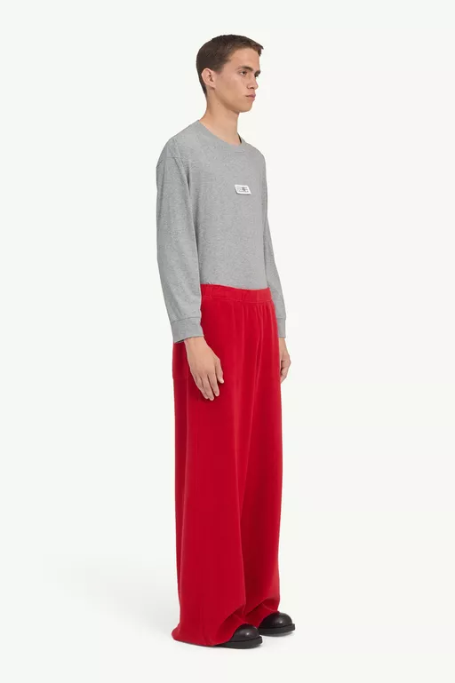 Brushed fleece cotton sweatpant - Pants