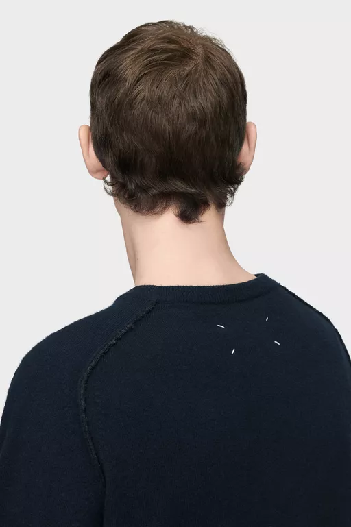 Virgin Wool Crewneck Sweater - Crewneck