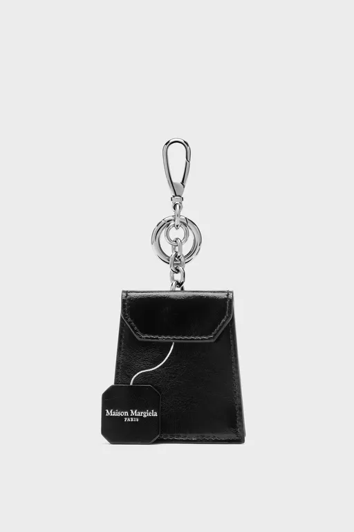Leather tea bag charm - Small Leather Goods