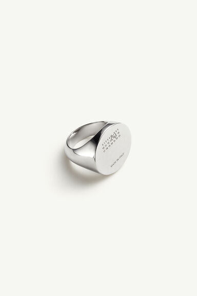 Numeric signet ring - Rings - Image 2