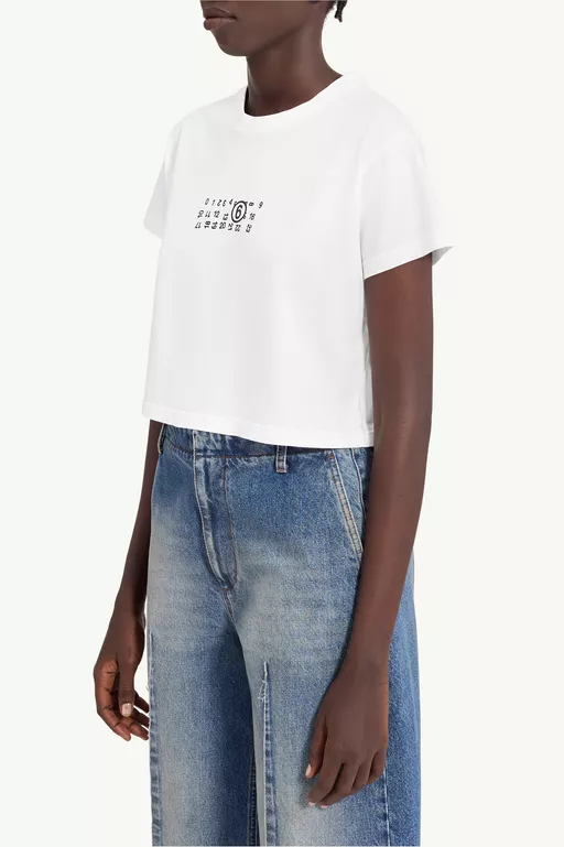 Flipped-print overdyed T-shirt - T-shirts
