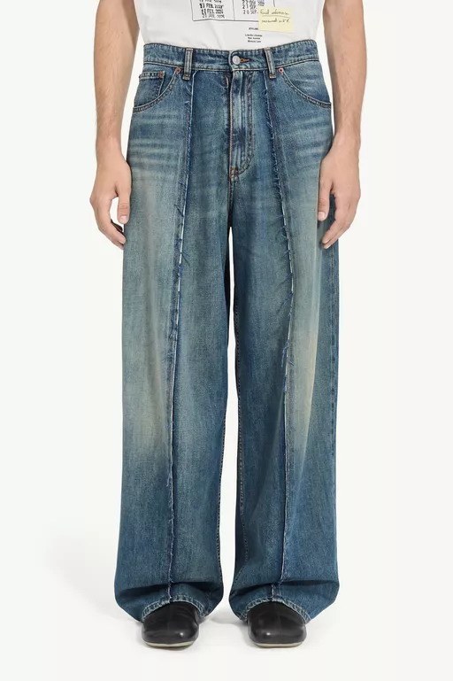 Wide-leg jeans - Denim