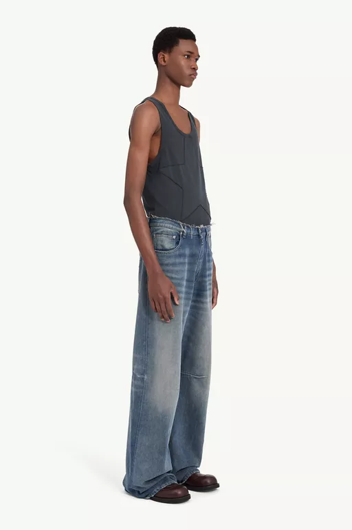 Wide-leg jeans - Denim