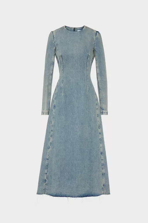 Denim Midi Dress