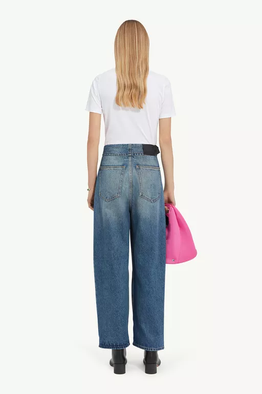 Blue Denim Trousers - Denim