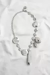 Silver - Chandelier Necklace