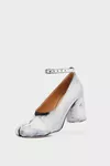Black and White - Tabi Pumps Bianchetto