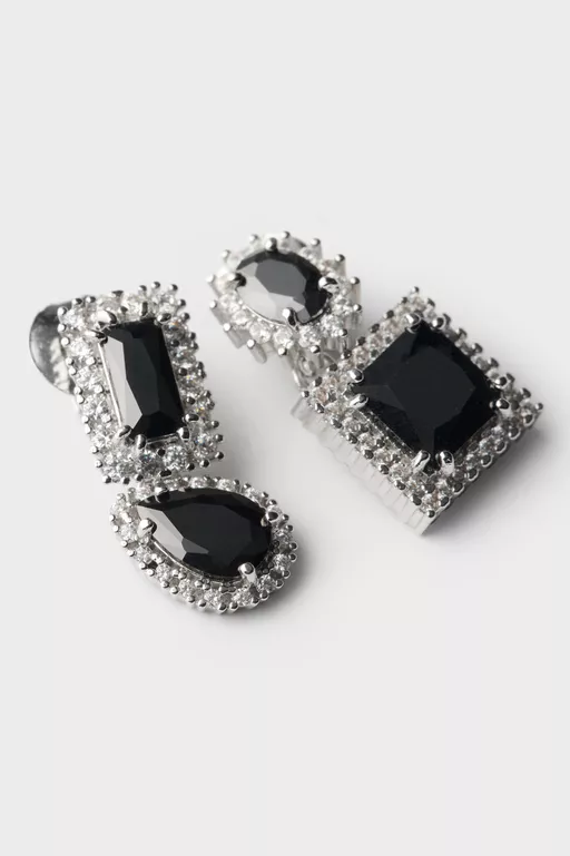 Cluster Drop Earrings - Earrings