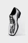Silver - Zapatos Tabi con cordones broken mirror