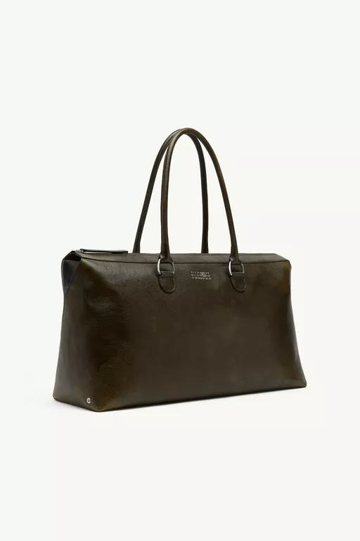 Bauletto weekend bag crackled leather - Travelling Bag