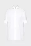 White - Cotton Short-Sleeve Shirt