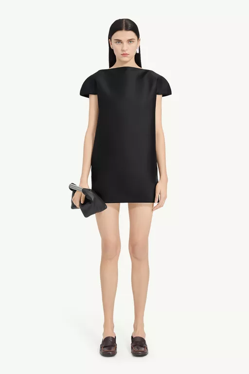 Cap-Sleeve Dress - Mini Dress