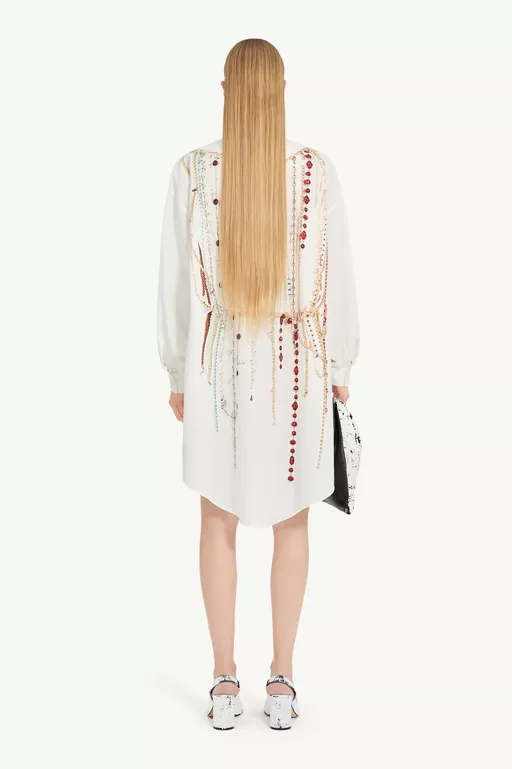 Pearl Shirt Dress - Dresses