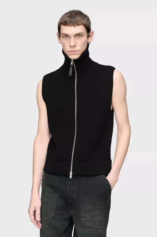 Zip Knit Gilet - Overalls