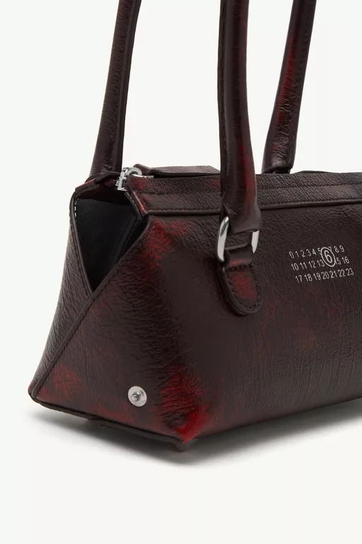 Bauletto Shoulder Bag Mini crackled leather - Shoulder Bags