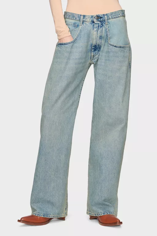 Straight-Leg Jeans - Denim