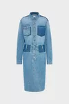 Blue jeans - Denim Midi Shirt Dress