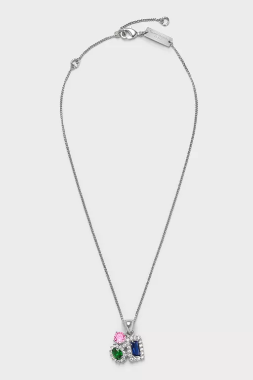 Cluster Pendant Necklace - Necklaces