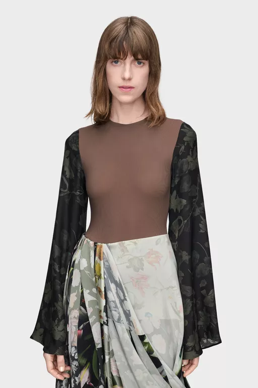 Floral Sleeve Top - Bodies
