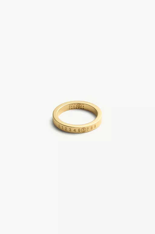 Gold numeric ring - Rings