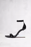 Black - Plexi Wedge Sandals