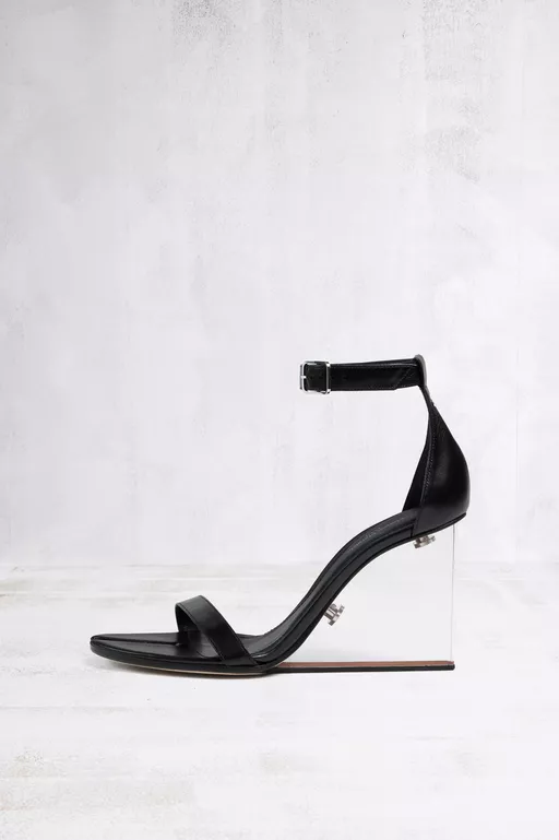 Plexi Wedge Sandals - Sandals