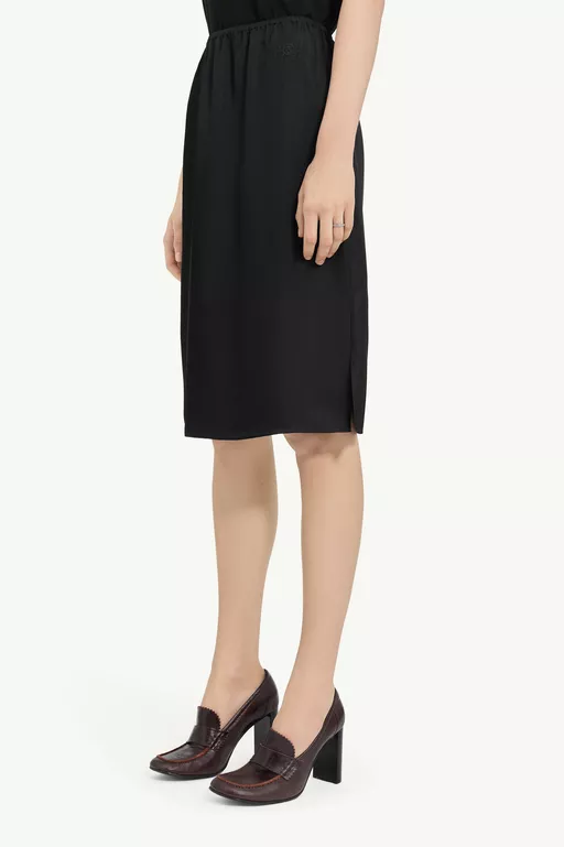 Satin Midi Skirt - Midi Skirts
