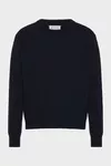 Blu scuro - Maglione in cashmere