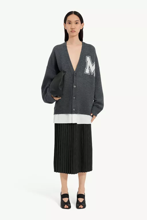 Two-in-one knit cardigan - Overalls