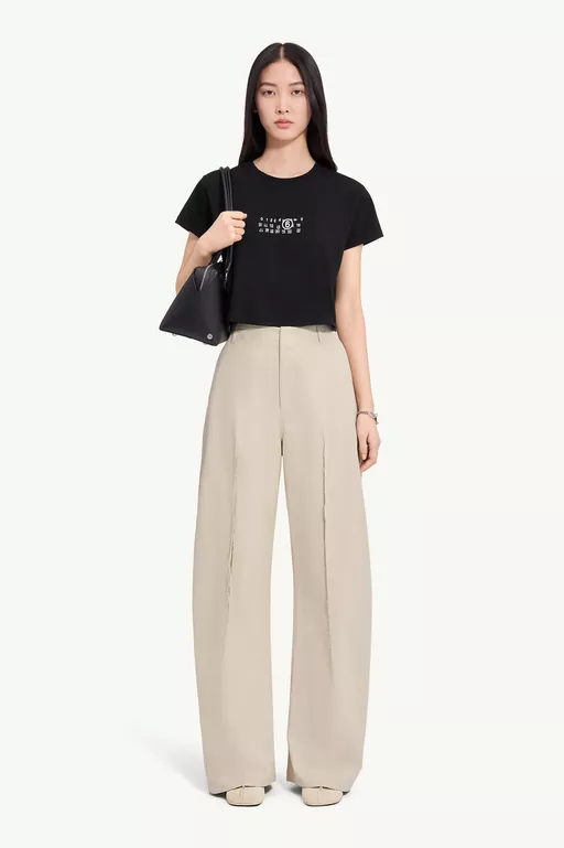 Flipped-print overdyed T-shirt - T-shirts